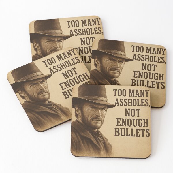 Item preview, "Western quote" – For real gunslingers designed and sold by Bernd Friese.