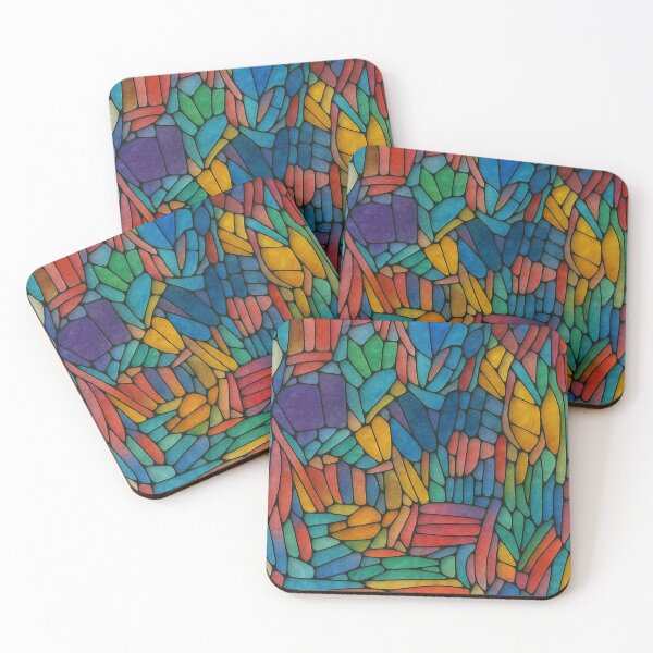 Item preview, Rainbow Mosaic Vibes  designed and sold by Pacika.