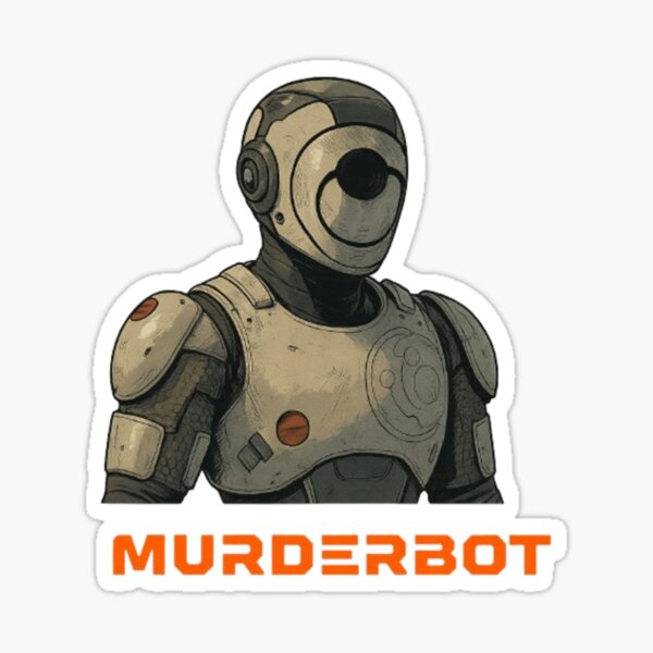 Item preview, Murderbot designed and sold by Hoops and Movie Sticks.