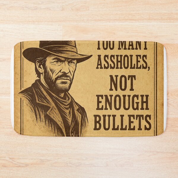 Item preview, "Western quote" – For real gunslingers designed and sold by Bernd Friese.