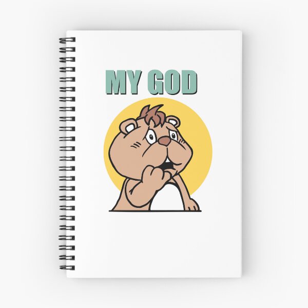 Item preview, Bear Shocked – Surprised Bear Sticker with “My God” Expression, Cute Digital Art, Line Sticker designed and sold by rachata444.
