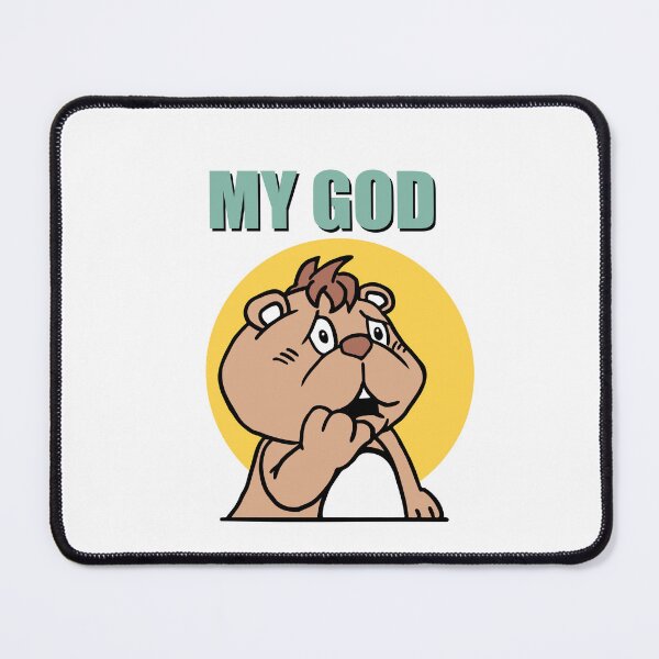 Item preview, Bear Shocked – Surprised Bear Sticker with “My God” Expression, Cute Digital Art, Line Sticker designed and sold by rachata444.