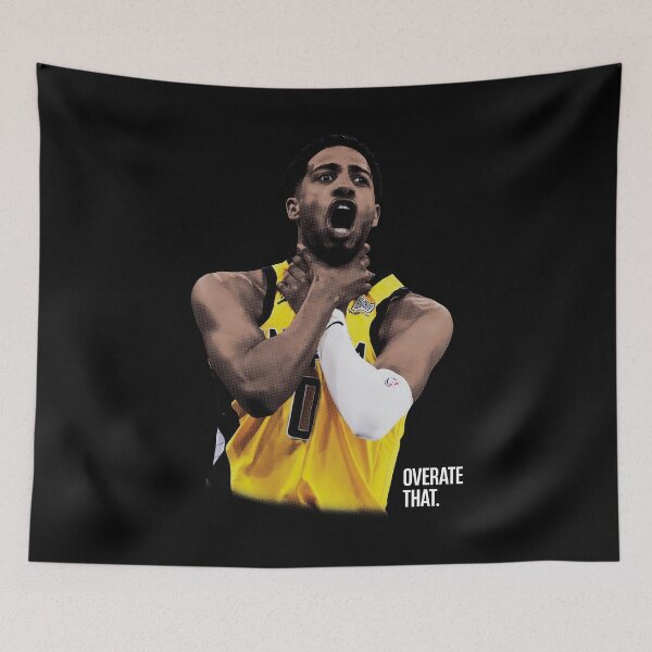 Item preview, Tyrese Haliburton Pacers Overrate That Fan Art designed and sold by RussCrosby.