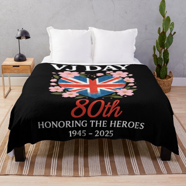 Item preview, VJ Day WWII 80th anniversary Vintage V-J Day 2025 flag designed and sold by EASY Aadia.