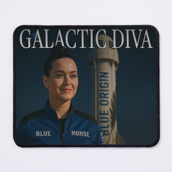 Item preview, Galactic Diva - Movie Poster Design - Singer in Space designed and sold by TTeamDesigns.