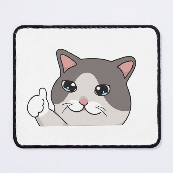 Item preview, I'm Fine Cat (Thumbs Up) designed and sold by goal-getter.