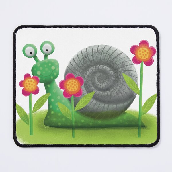 Item preview, Happy Snail in the Garden designed and sold by Studio Moo Designs.