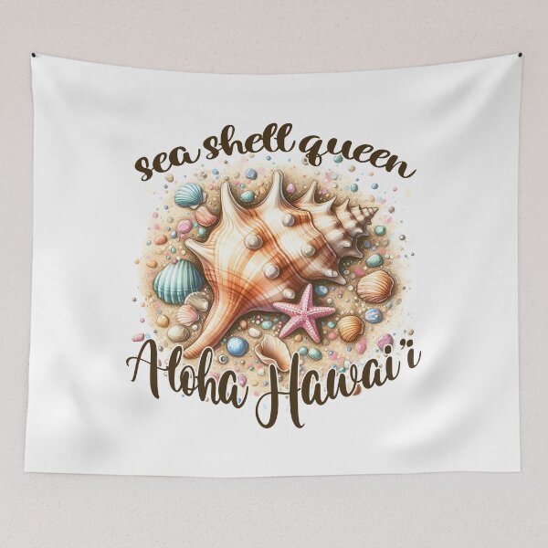 Item preview, Sea shell queen aloha Hawai'i designed and sold by J Uila.