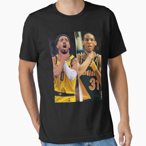 Item preview, Tyrese Haliburton Reggie Miller Pacers Overrate That Choke Meme Fan Art designed and sold by RussCrosby.