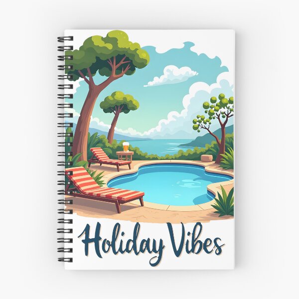 Item preview, Holiday Vibes - Poolside Relaxing designed and sold by Museum Of Non-Existing Art.