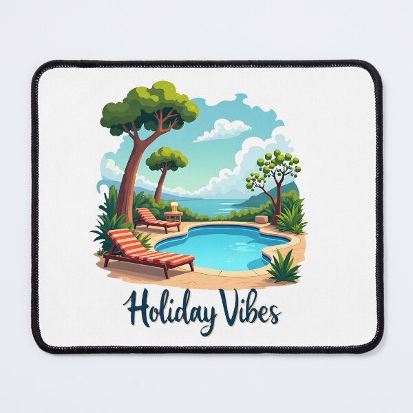 Item preview, Holiday Vibes - Poolside Relaxing designed and sold by Museum Of Non-Existing Art.