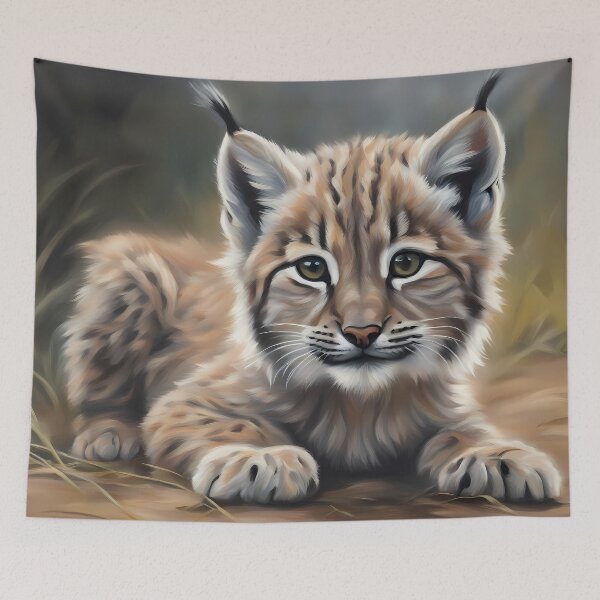 Item preview, Cute Lynx Cub designed and sold by CalmnessbyChoice.