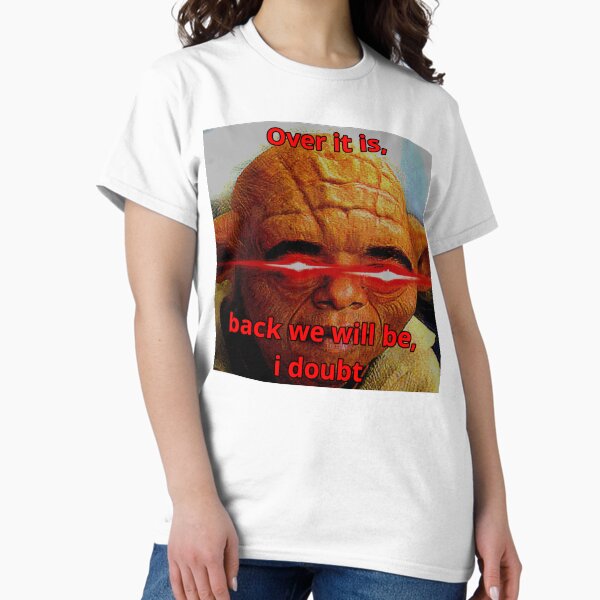 Vista previa del artículo con la obra «Yobama frito, así que está terminado», diseñado y vendido por studyBabel.