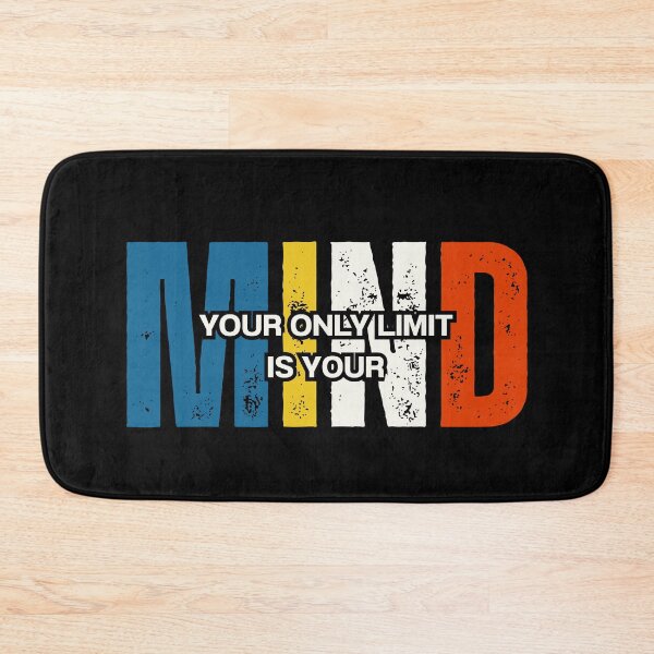 Item preview, Your Only Limit Is Your Mind – Bold Motivational Quote Design for Mental Strength, Self-Growth & Positive Mindset Inspiration designed and sold by MONOVINT.