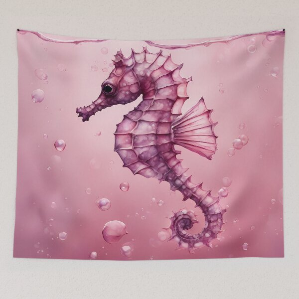 Item preview, Pink Seahorse in Pink Water designed and sold by CalmnessbyChoice.