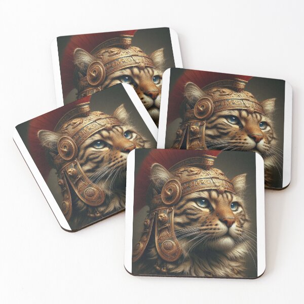 Item preview, Roman Emperor Feliforms – Regal Big Cats in Ancient Roman Attire designed and sold by ashokreddy343.