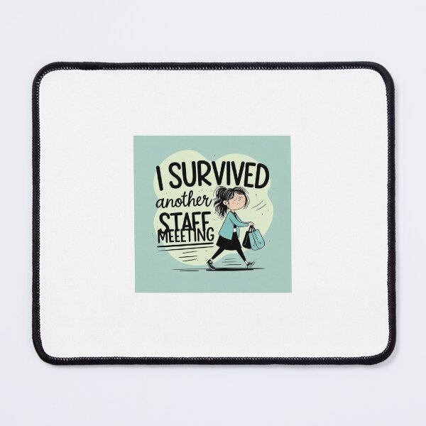 Item preview, I survived another staff meeting designed and sold by ChalkShift.