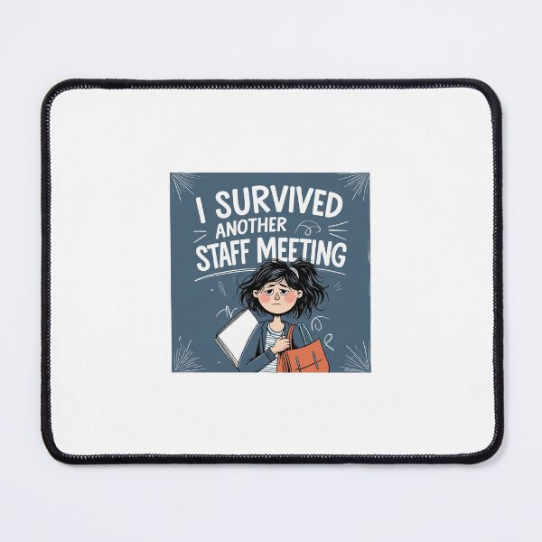 Item preview, I survived another staff meeting  designed and sold by ChalkShift.