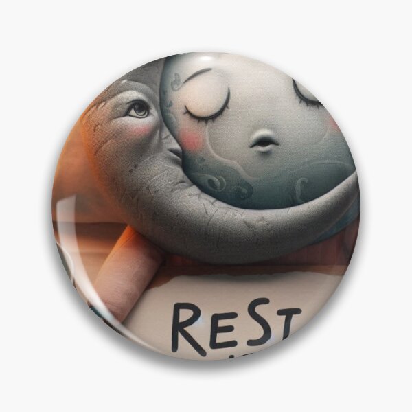Item preview, Sleepy Moon Quote – "Rest is Resistance" Empowering Sleepy Moon Design designed and sold by ashokreddy343.