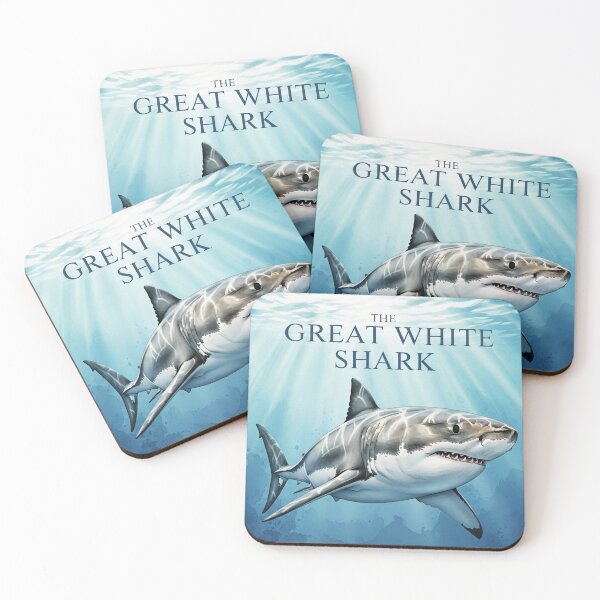 Item preview, The Great White Shark designed and sold by 4rtistcDrift.