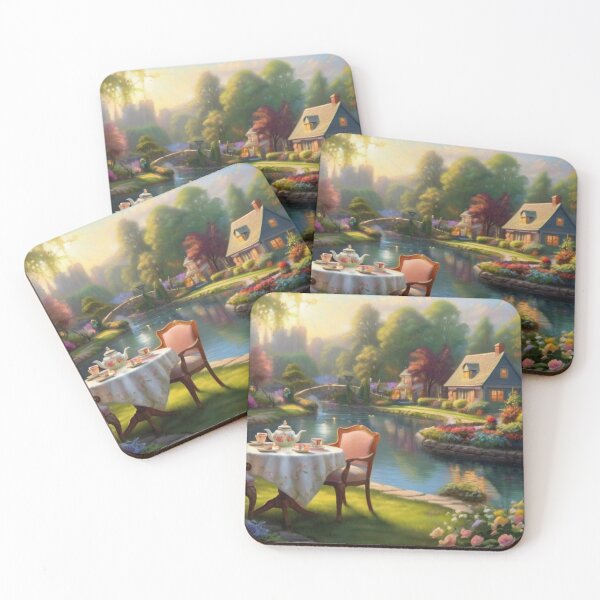 Item preview, A Quiet Spring: Tea by the Garden Canal designed and sold by BlareBlare.