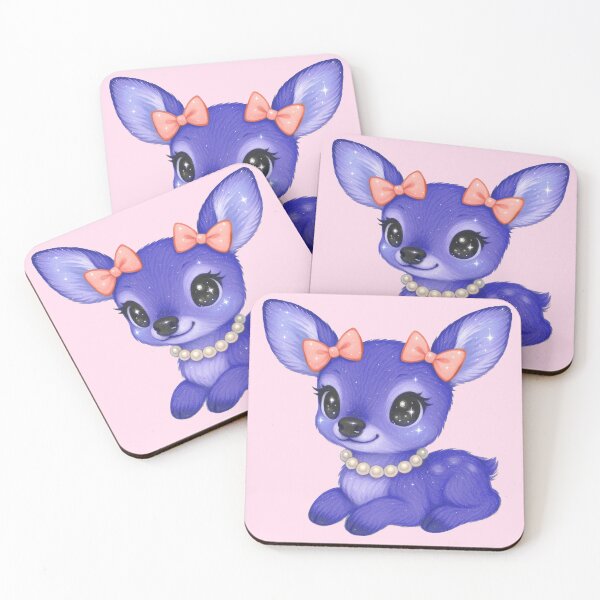 Item preview, Purple Coquette Baby Deer  designed and sold by FarieArt.