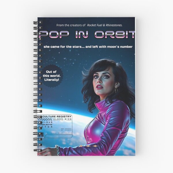 Item preview, Pop in Orbit - Movie Poster Design - Singer in Space designed and sold by TTeamDesigns.