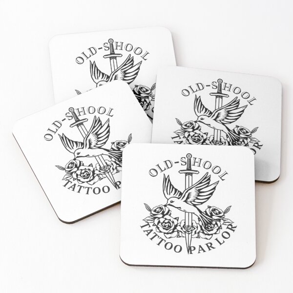 Item preview, Black and White Tattoo Parlor Logo designed and sold by PixelArc.