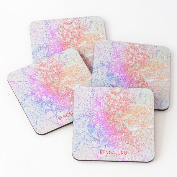 Item preview, Bengaluru City Map of India - Colorful designed and sold by deMAP.