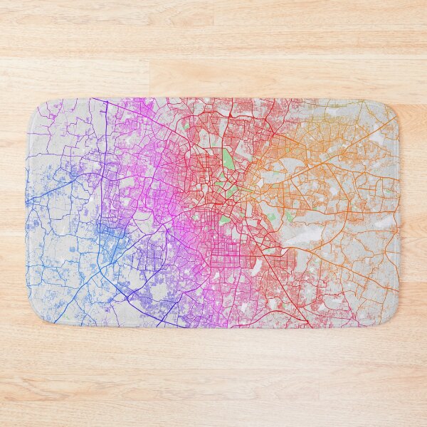 Item preview, Bengaluru City Map of India - Colorful designed and sold by deMAP.