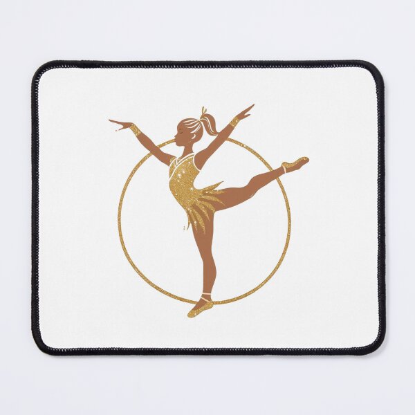 Item preview, Hoop Rhythmic Gymnast Illustration – Artistic Gymnastics Pose Design for Gymnastics Lovers designed and sold by TheDestined.