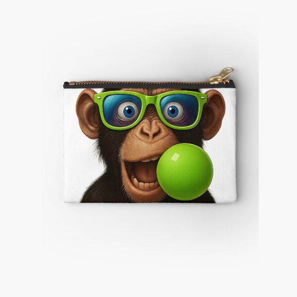 Item preview, Cool monkey with bubble gum designed and sold by nkhookysun.