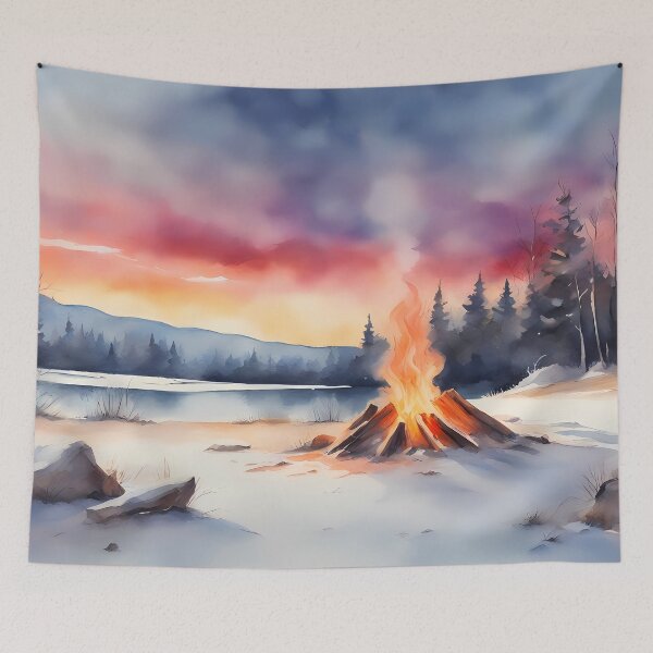 Item preview, Winter Campfire designed and sold by CalmnessbyChoice.
