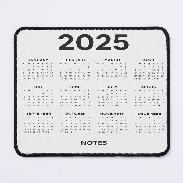 Item preview, Custom Calendar Pad – 2025 Edition designed and sold by PastimeMastery.