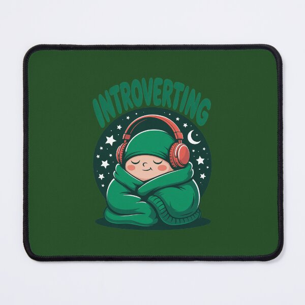 Item preview, Cute Cartoonish Green Character Introverting with Stars Under Blanket designed and sold by MonkiFlipp.