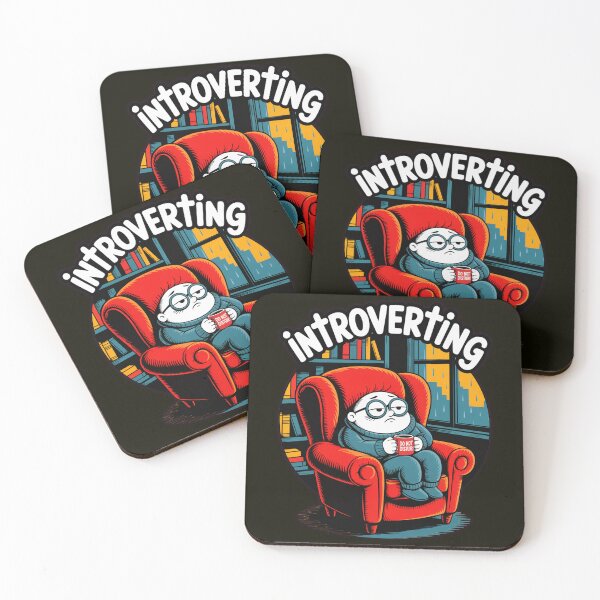 Item preview, Funny Character Introverting With Books at Rainy Day. designed and sold by MonkiFlipp.