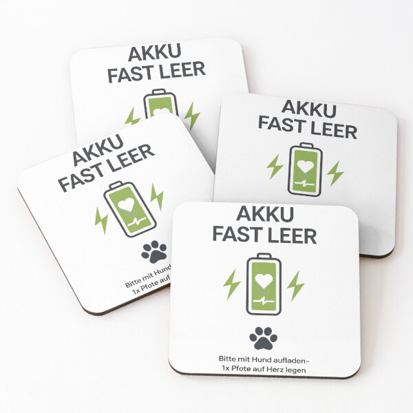 Item preview, Battery almost empty – Funny dog motif with heart and paw for animal lovers designed and sold by Globuwear.