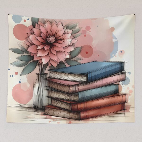 Item preview, Floral Books designed and sold by GraphicsClub.