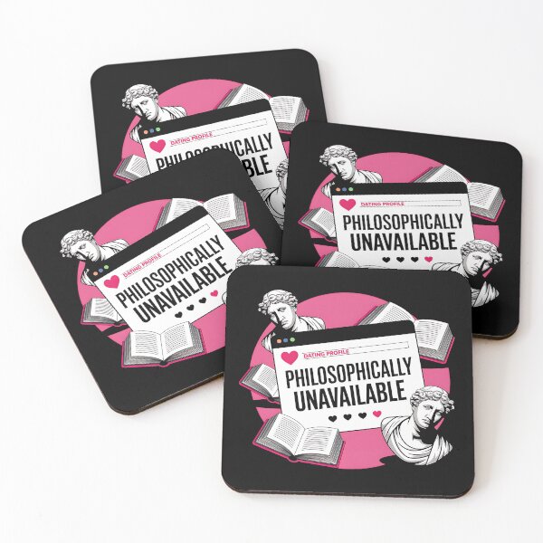 Item preview, Philosophically Unavailable - Witty Existential Dating Profile  designed and sold by KZbubble.