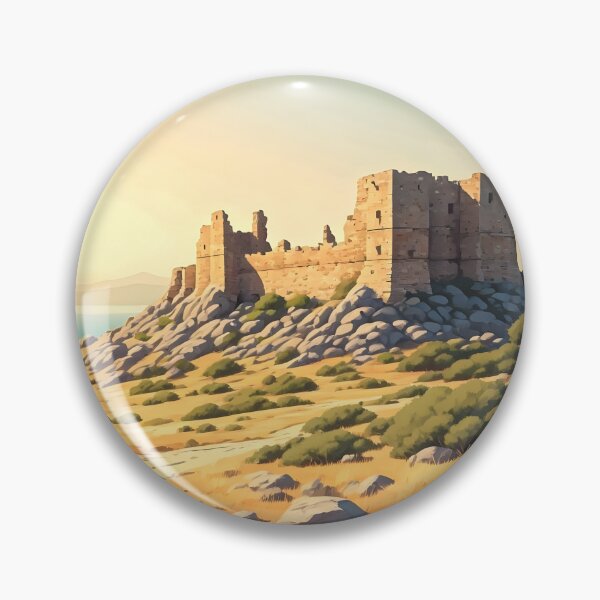Item preview, Archangelos Castle, Rhodes: Golden Late Summer Light designed and sold by LSVart.
