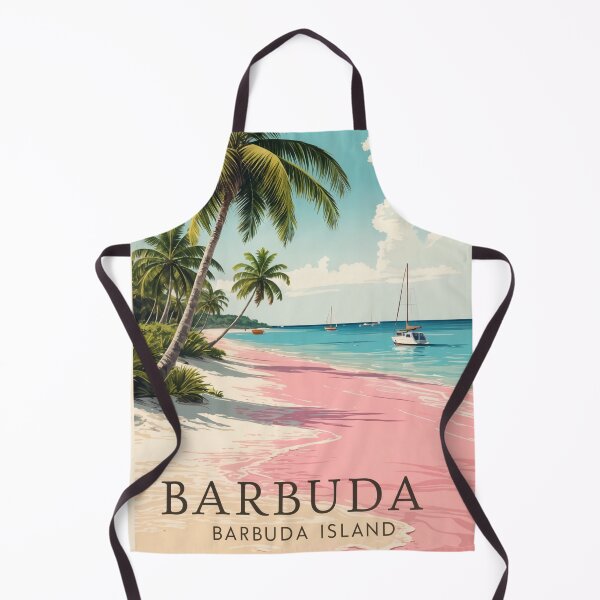 Item preview, Barbuda Vintage Travel Poster – Retro Caribbean Island Wall Art designed and sold by Ceemko's Vintage Corner.