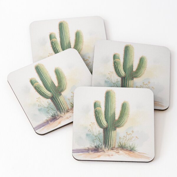 Item preview, watercolor cactus desert designed and sold by ArtQueen777.