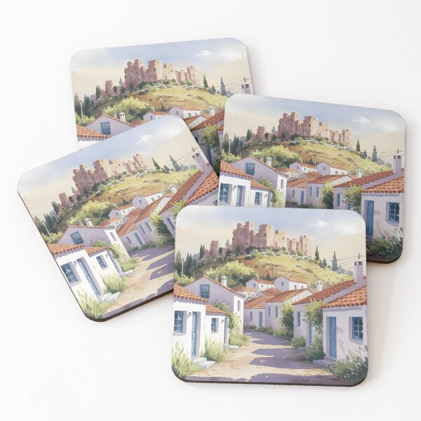 Item preview, Archangelos, Rhodes: Quiet Early Summer Afternoon designed and sold by LSVart.