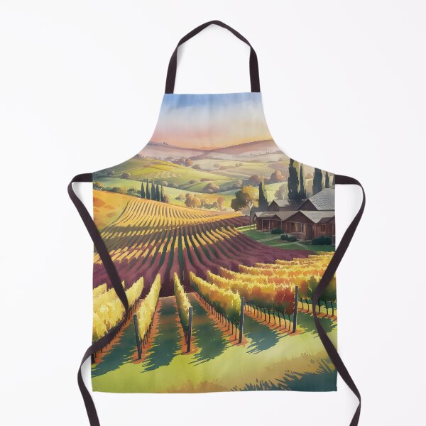 Item preview, Barossa Valley: Autumn Vines in Late Afternoon Glow designed and sold by LSVart.
