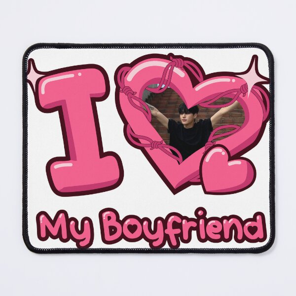 Item preview, Kpop Ateez I Heart My Boyfriend - Wooyoung designed and sold by Strawb3aryBunny.