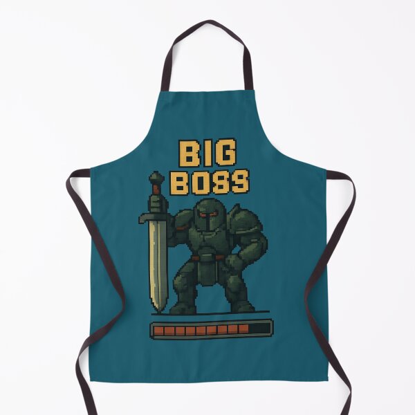 Artikelvorschau, BIG BOSS – Retro-Pixel-Art-Gamer entworfen und verkauft von pixellifestyle.