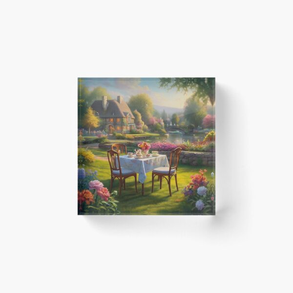 Item preview, Tea Party Stillness in Bloom designed and sold by BlareBlare.