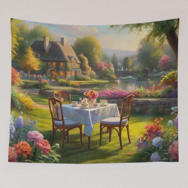 Item preview, Tea Party Stillness in Bloom designed and sold by BlareBlare.