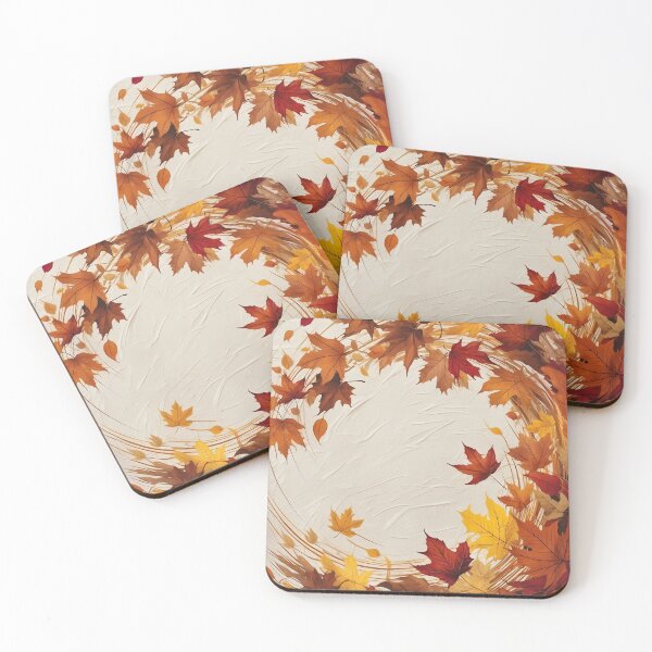 Item preview, Swirling Autumn Leaves – Elegant Fall Fine Art by LaLi Designs designed and sold by LaLi-Designs.