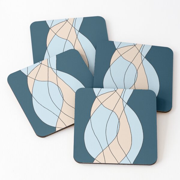 Item preview, Electric Flow – Abstract Line and Color Art” designed and sold by CreationbyNiki.